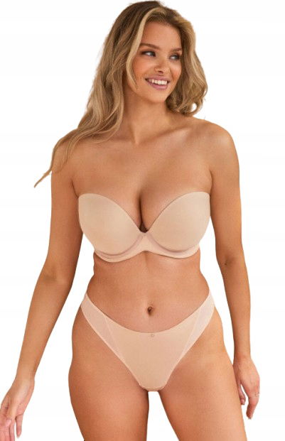 Cleo Podprsenka Faith Strapless 10660 80FF/36FF Latte