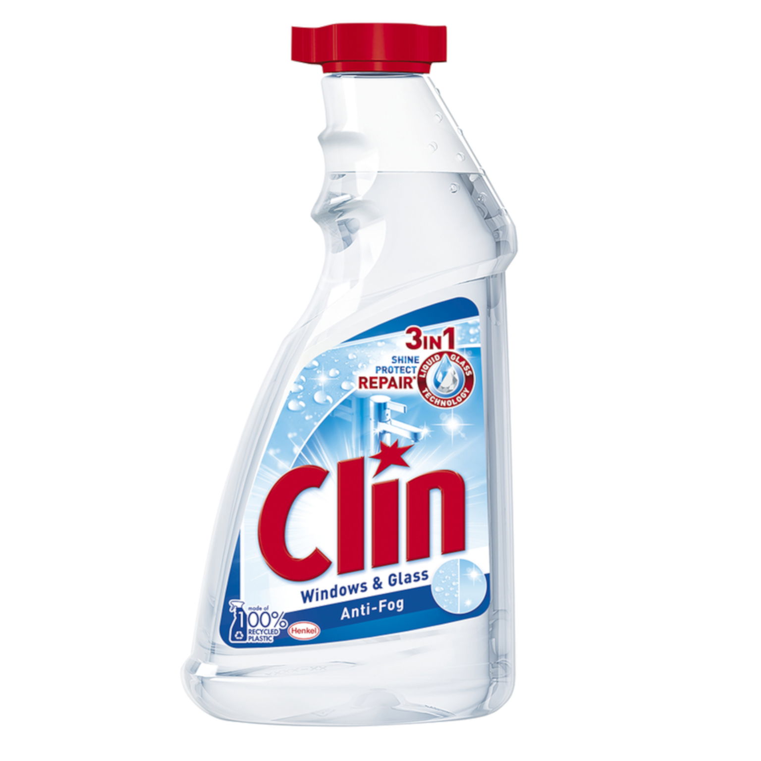 Clin Anti-Fog Tekutý prostriedok na umývanie skiel, zásoba, Sada X 11 500 ml