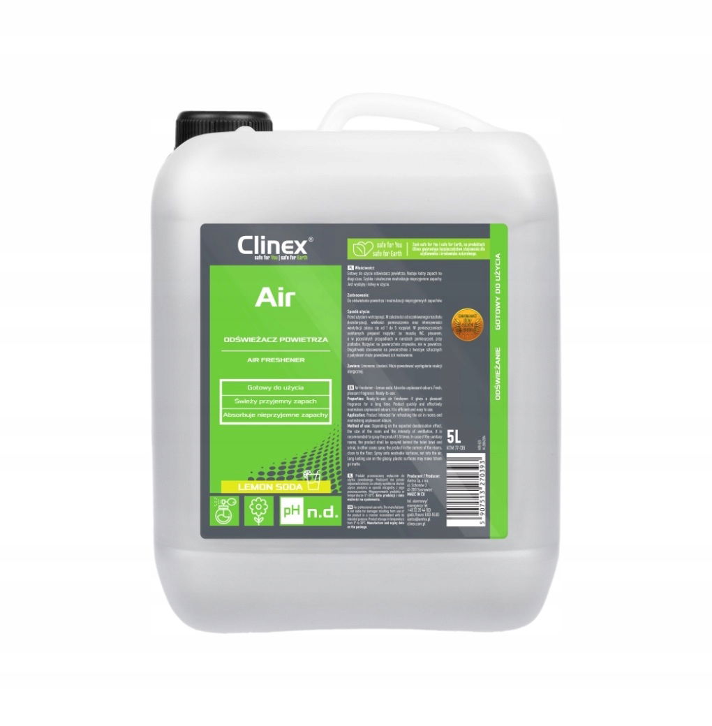 Clinex Air Lemon Sóda 5L Osviežovač Vzduchu