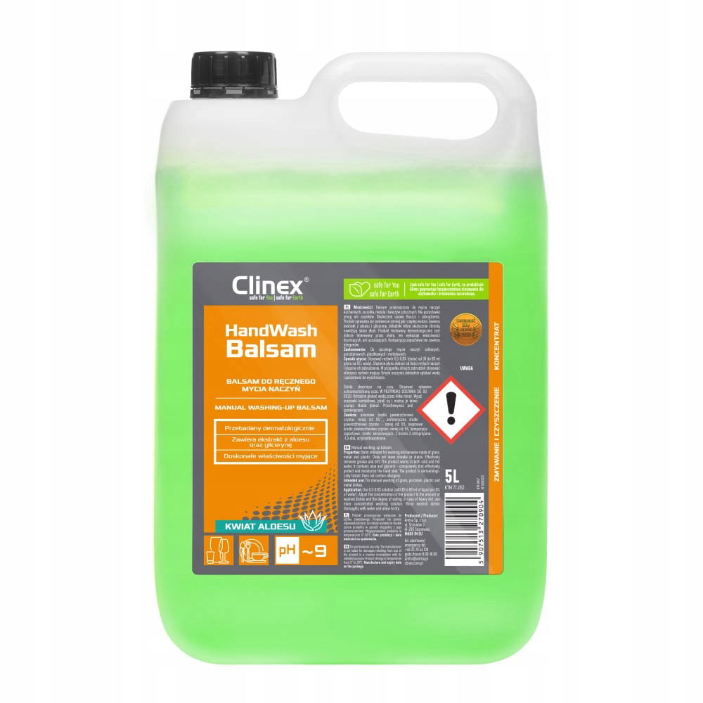Clinex HandWash Balsam 5L – Balzam na umývanie riadu