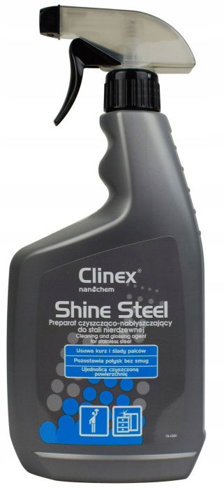 Clinex Shine Steel 650 ML Čistiaci Prípravok