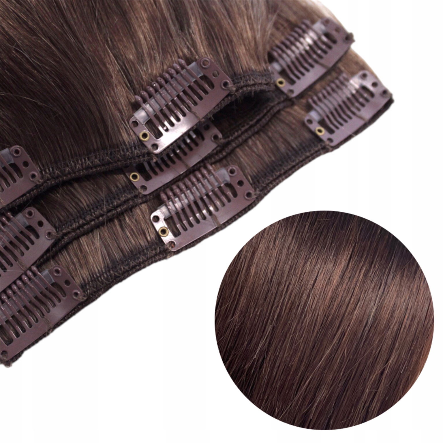 Clip In Dopinka Sada Prírodné Vlasy 55 CM- #2