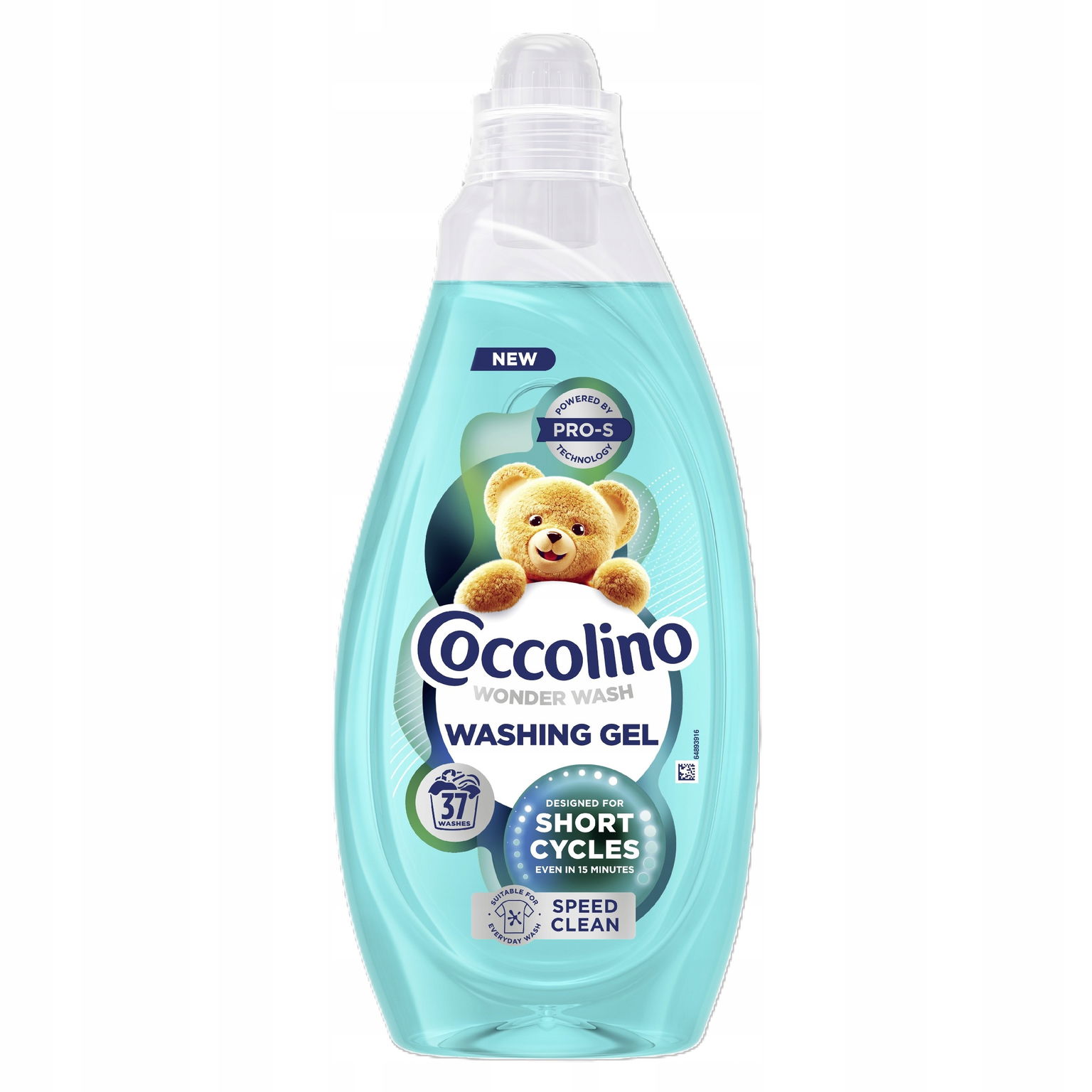 Coccolino Wonder Wash Gél na pranie (37 praní) Speed Clean 1.48 L