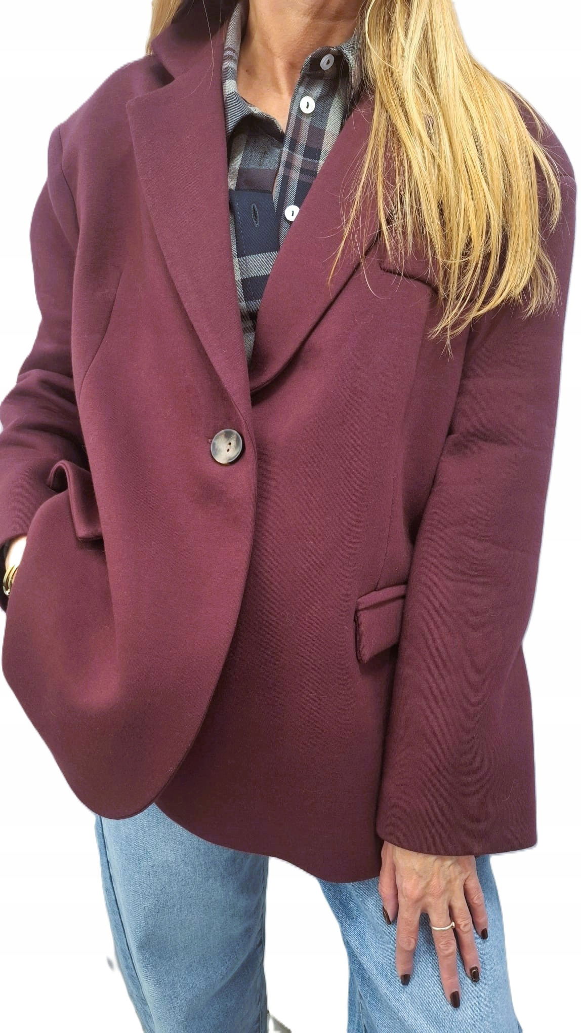 Cocomore Bunda Oversize Bordová New