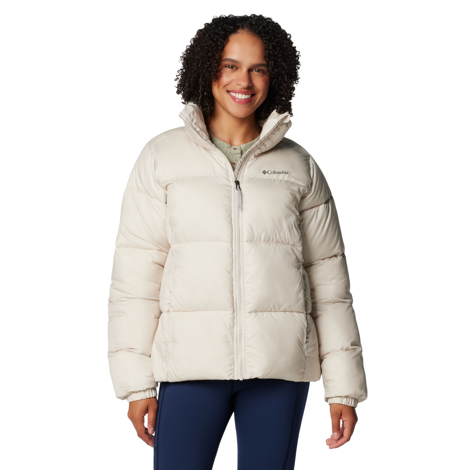 Columbia Puffect II Full Zip Jacket [XL] Dámska bunda Polyester Béžová