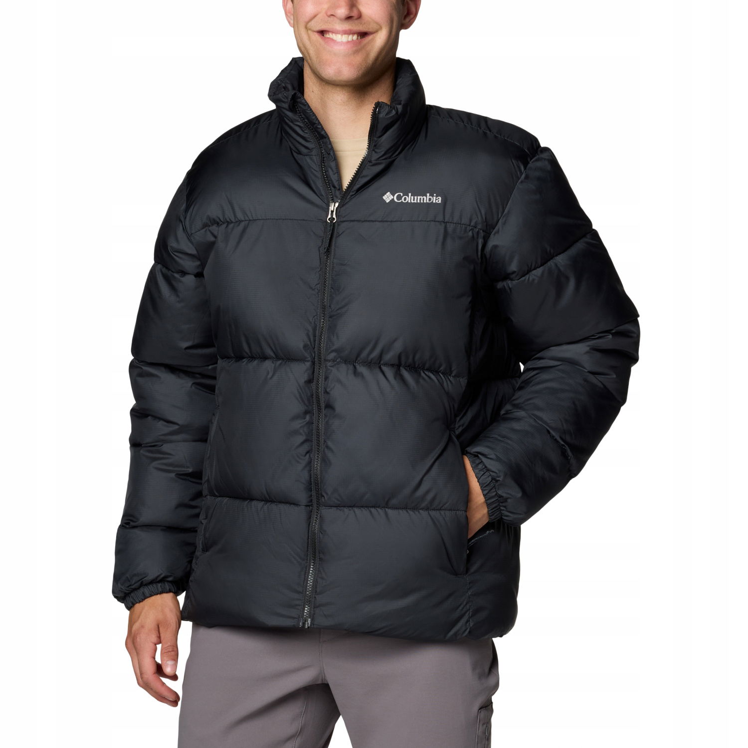 Columbia Puffect III Jacket [L] Bunda Pánska Polyester Čierna