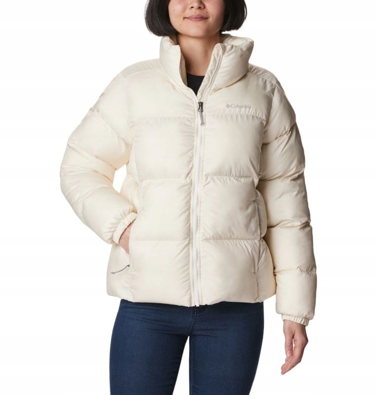 Columbia Puffect Jacket, krémová dámska bunda 1864781191 XL