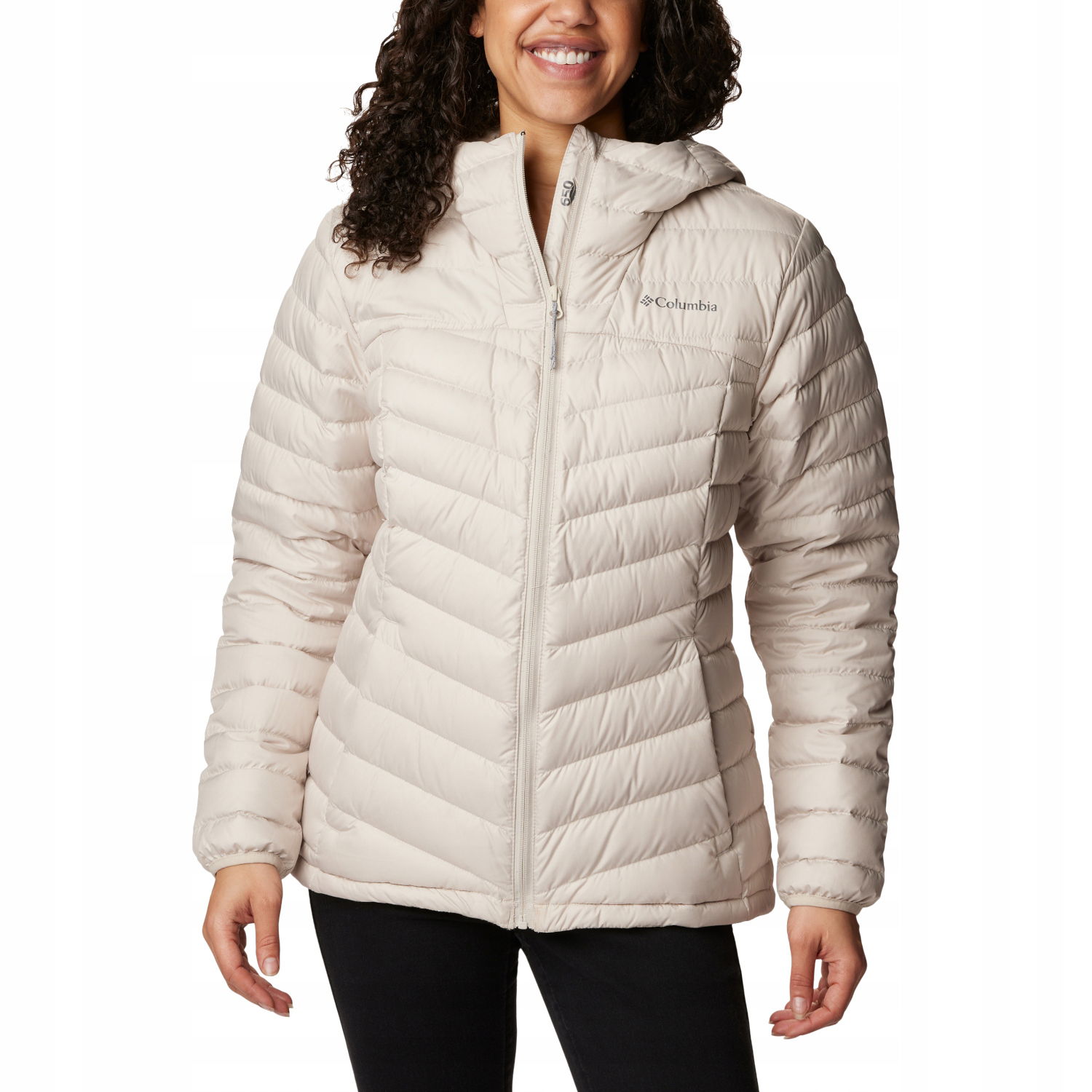 Columbia Westridge Down Hooded Jacket [s] Dámska bunda Polyester Béžová
