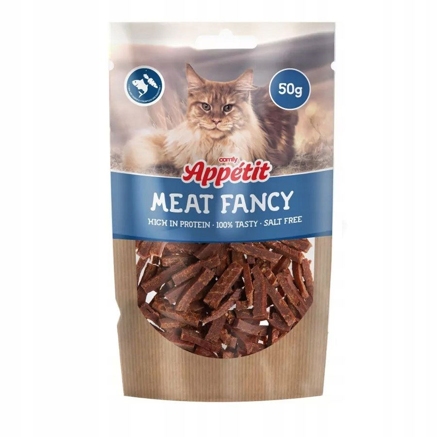 Comfy Appetit Meat Fancy 50 g – pochúťka pre mačky s tuniakom a mrkvou