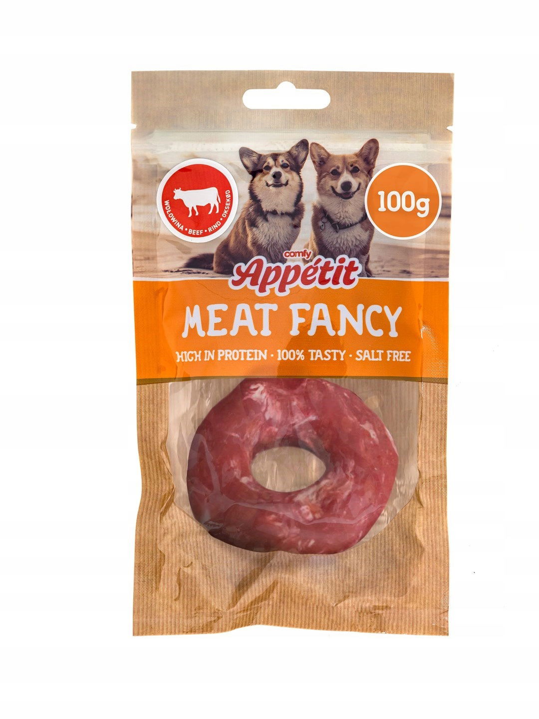 Comfy Appetit Pochúťka pre psa s hovädzím prsteňom 100 g