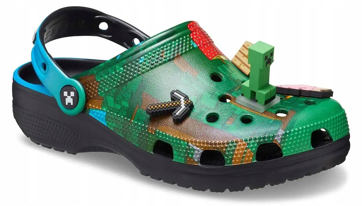 Crocs 210829-90H Classic Minecraft Clog farebné šľapky M10 43-44