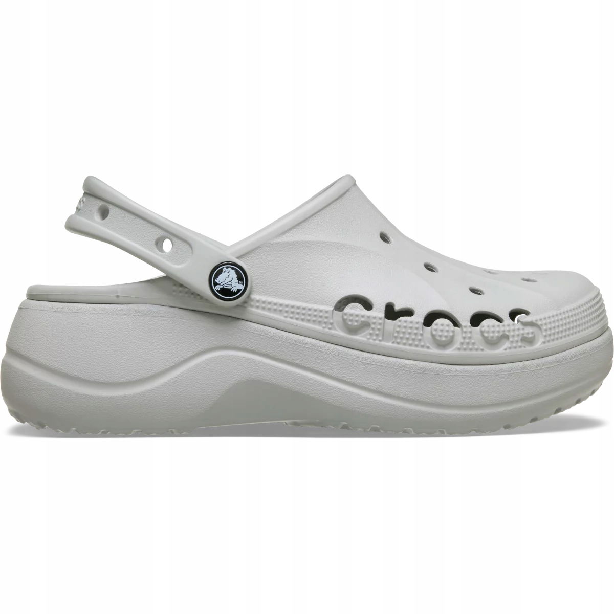 Crocs dámske žabky Baya Platform Clog 39,5 w9 Pearl White