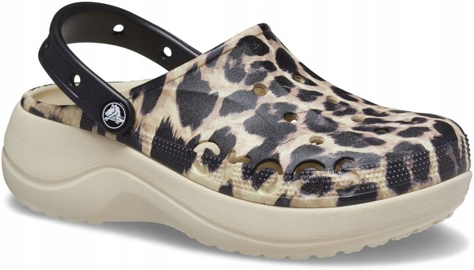 Crocs dámske žabky Baya Platform Printed Clog 41,5 w10 leopard