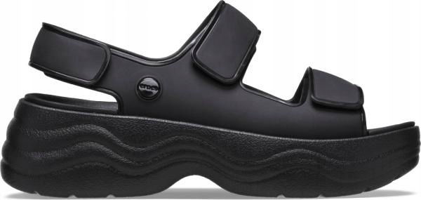 Crocs dámske žabky Skyline Sandal 39,5 w9 Black