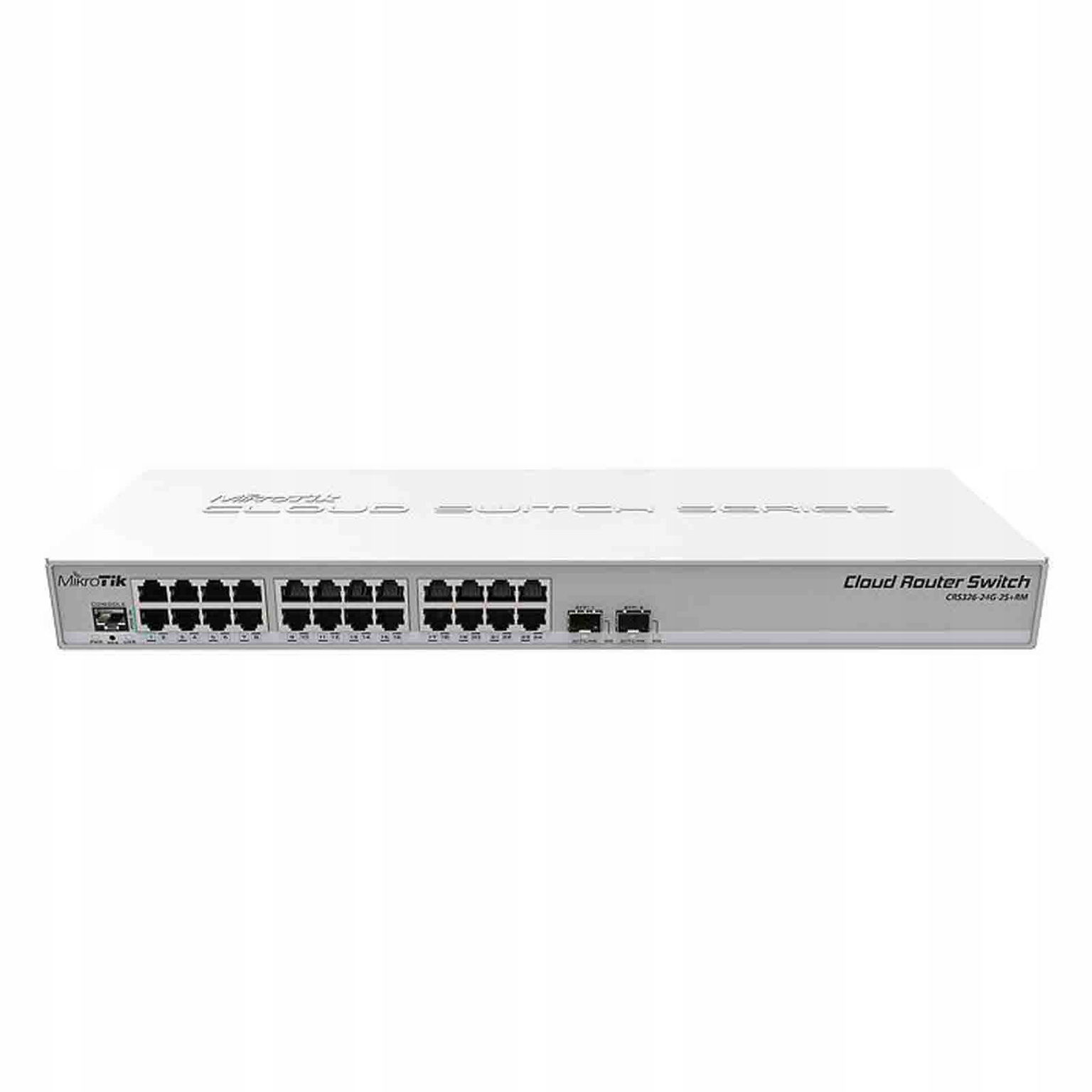 CRS326-24G-2S+RM Mikrotik CRS326-24G-2S+RM Switch 24x RJ4 Mikrotik