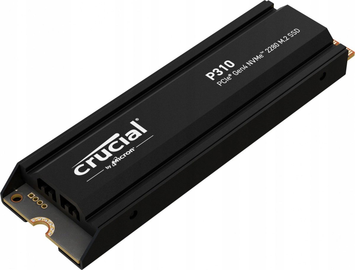 Crucial Ssd disk 2TB P310 M.2 NVMe PCIe 4.0 2280 chladič