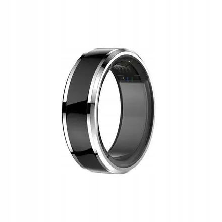 CUBE1 Smart Ring Black veľkosť 8