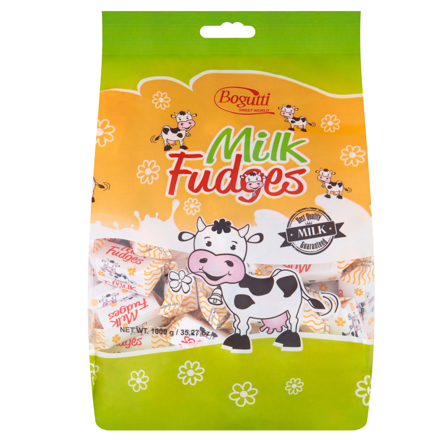 Cukríky Mliečna kravička Milk Fudges Bogutti 1 kg