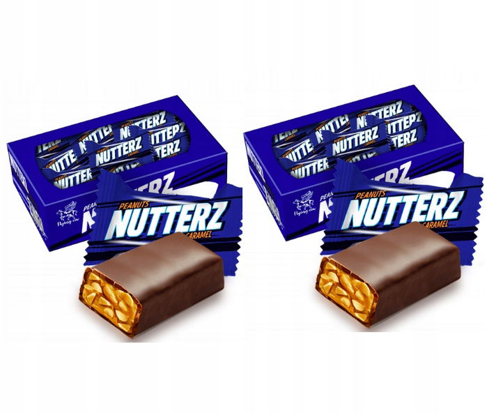 Cukríky Nutterz s príchuťou Toffi s arašidmi Aim 1 kg x 2 kusy