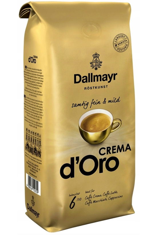 Dallmayr Crema D'Oro zrnková káva 1 kg Dovoz z Nemecka