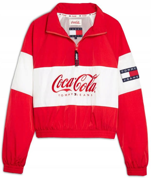 Dámska bunda Tommy Jeans X Coca Cola veľ. Xs