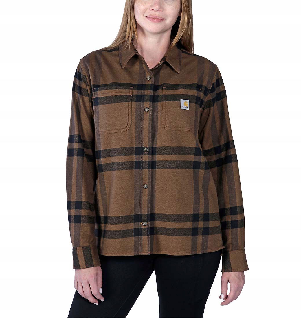 Dámska košeľa Carhartt Flannel Brown