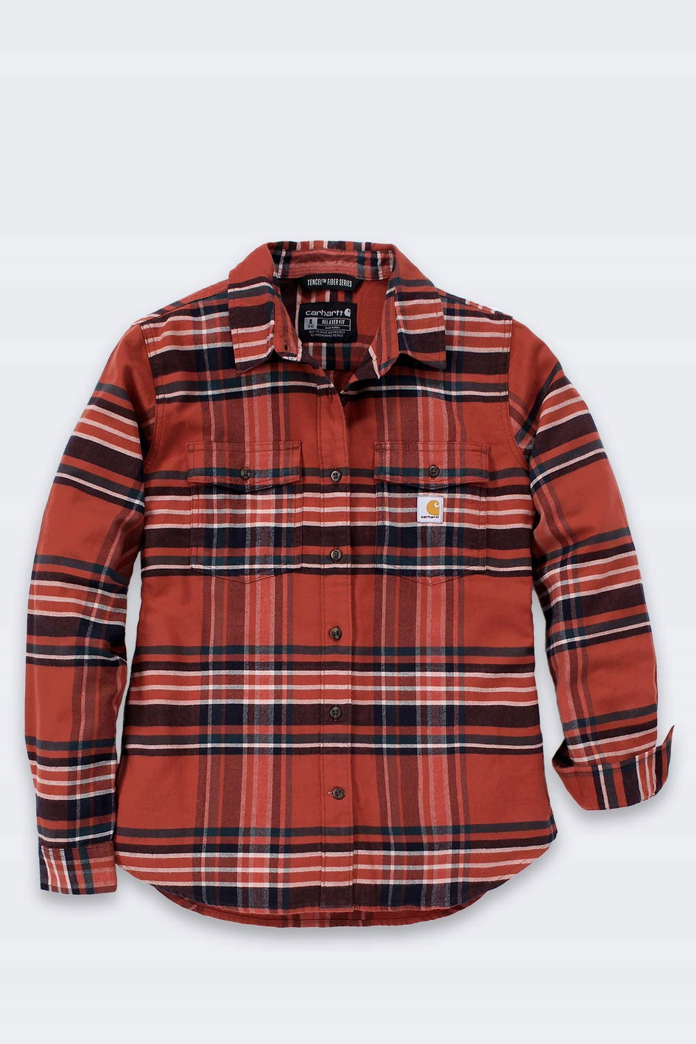Dámska košeľa Carhartt Tencel Flannel Spice Red