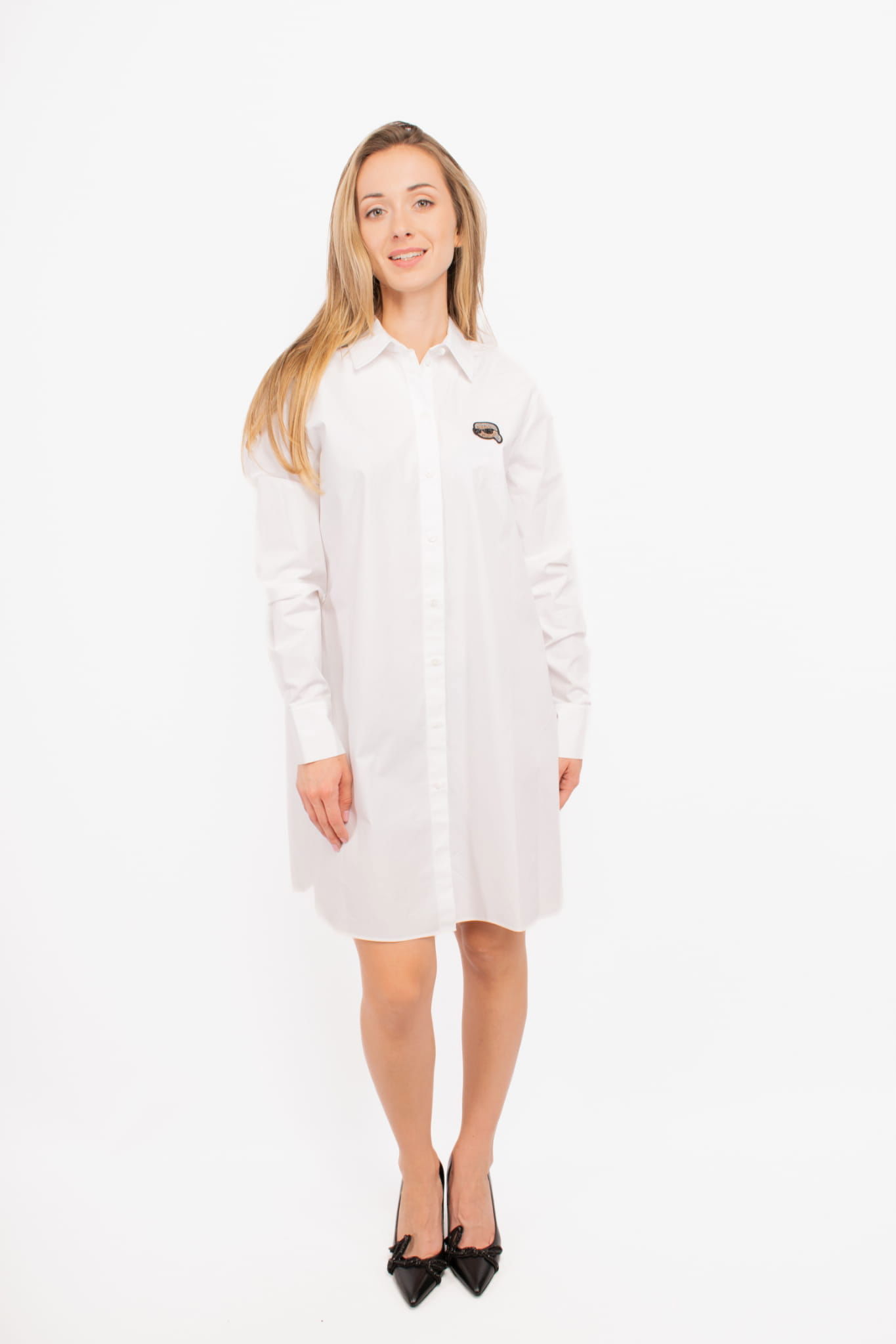 Dámska sukňa Karl Lagerfeld 245W1600 biela Dress: 34