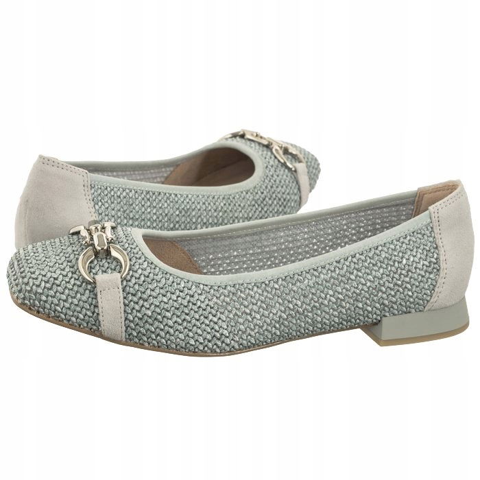 Dámske baleríny Caprice Modré 9-22503 Lt. Blue Comb