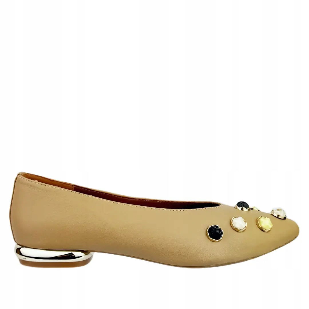 Dámske baleríny Gioseppo 76866-P beige 37, Béžová