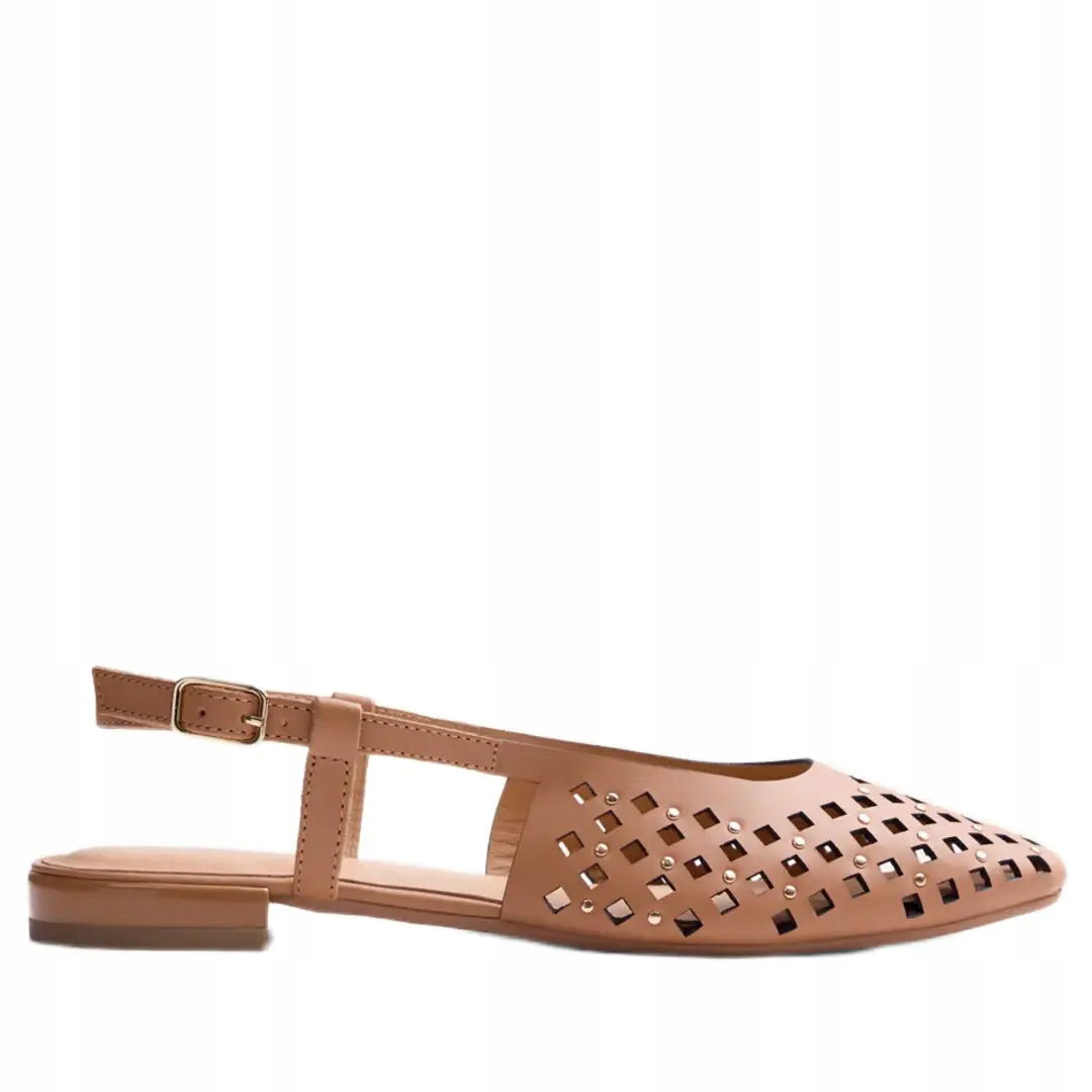 Dámske baleríny Gioseppo Kyaka 79014-P camel 39, Bronz