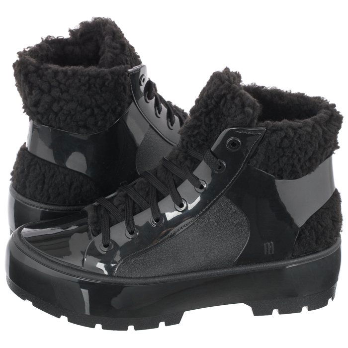 Dámske čižmy Melissa Fluffy Ad 33318 Čierne