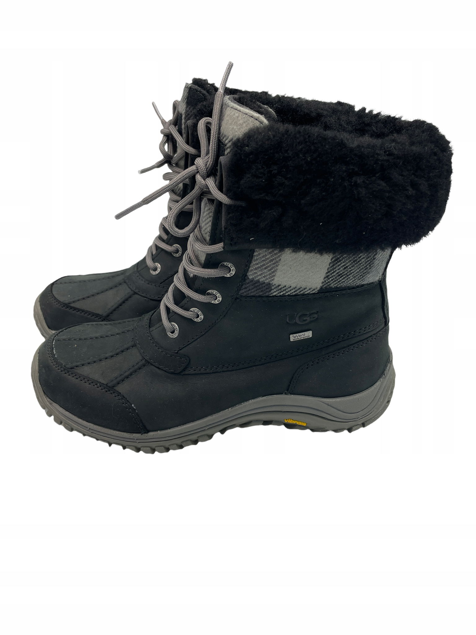 Dámske čižmy trapery s čiernou kožušinou Ugg 39,5