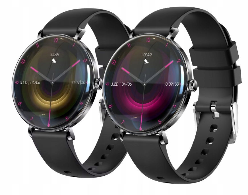 Dámske inteligentné hodinky V85 Amoled Vodotesný iOS Android Čierny
