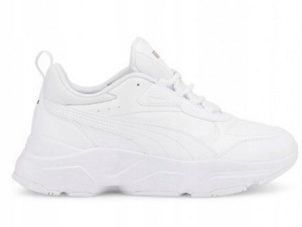 Dámske klasické celé biele topánky Puma Cassia 385279-01 40.5