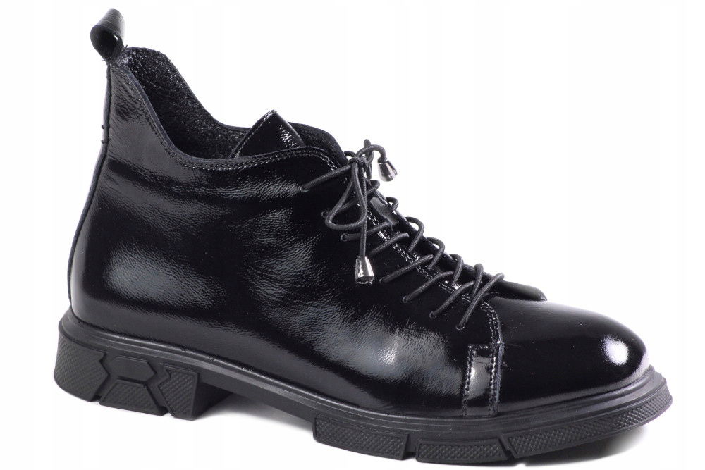 Dámske Lakované Čižmy Venezia G1467155 02 Black