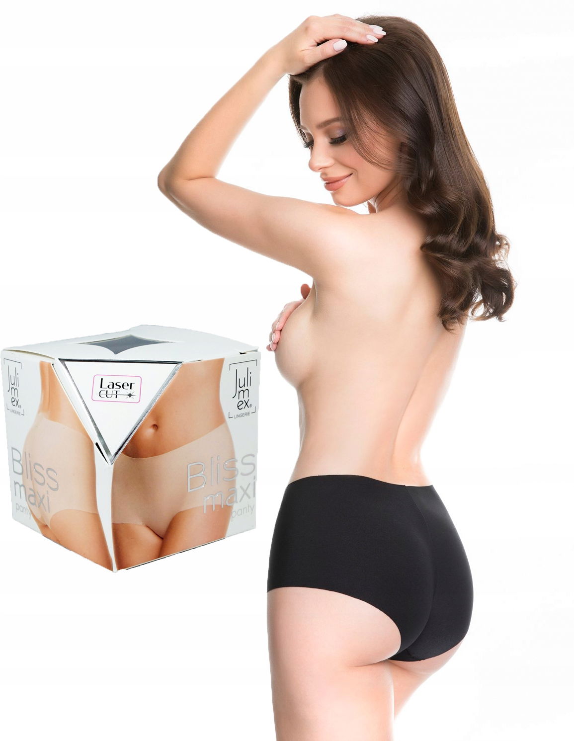 Dámske laserom rezané nohavičky Bliss Maxi Julimex XL