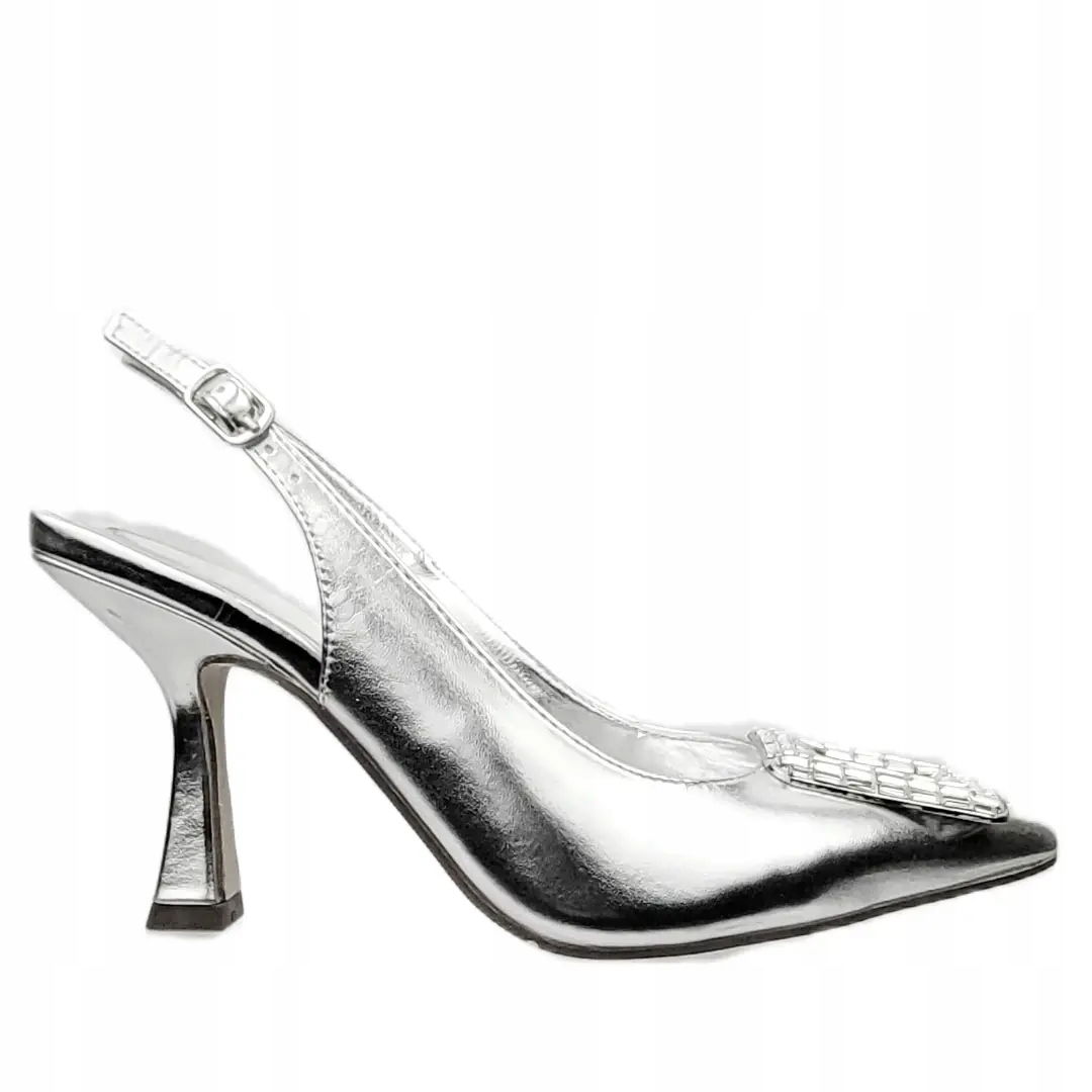 Dámske lodičky Menbur 24509 0009 plata/silver 36, Striebro