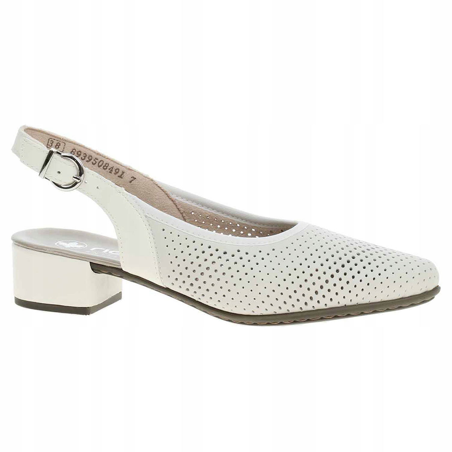 Dámske lodičky Rieker 47066-80 weiss 41