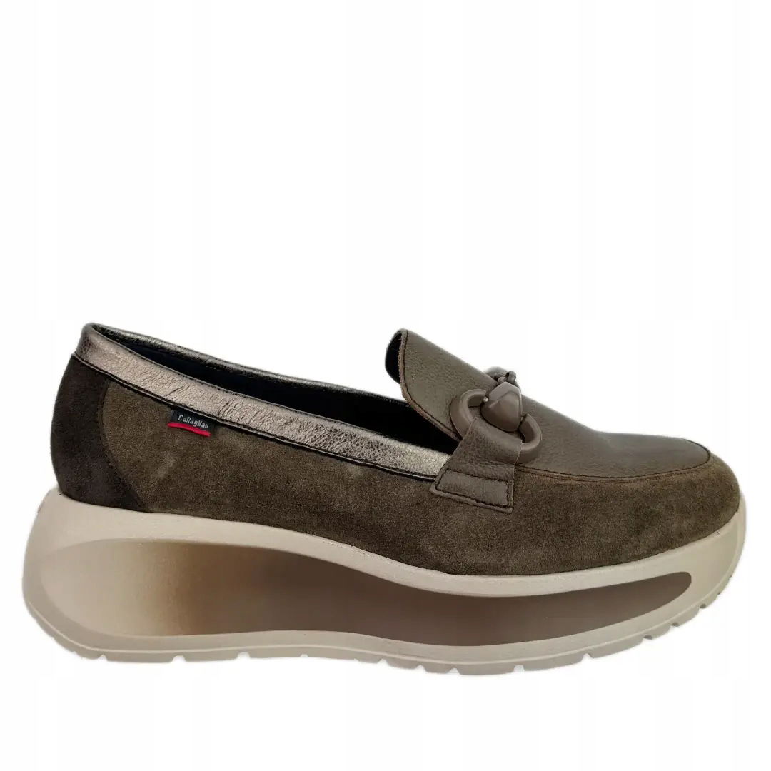 Dámske mokasíny CallagHan 61606 tuna frufa grace 38, bronz