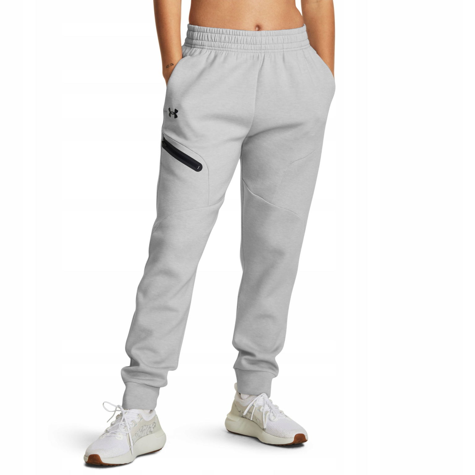 Dámske nohavice Under Armour Unstoppable Flc Jogger-GRY