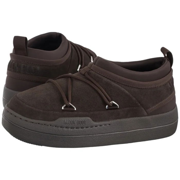 Dámske poltopánky Moon Boot Mb Park Icon Suede Dark 2470170 Hnedá