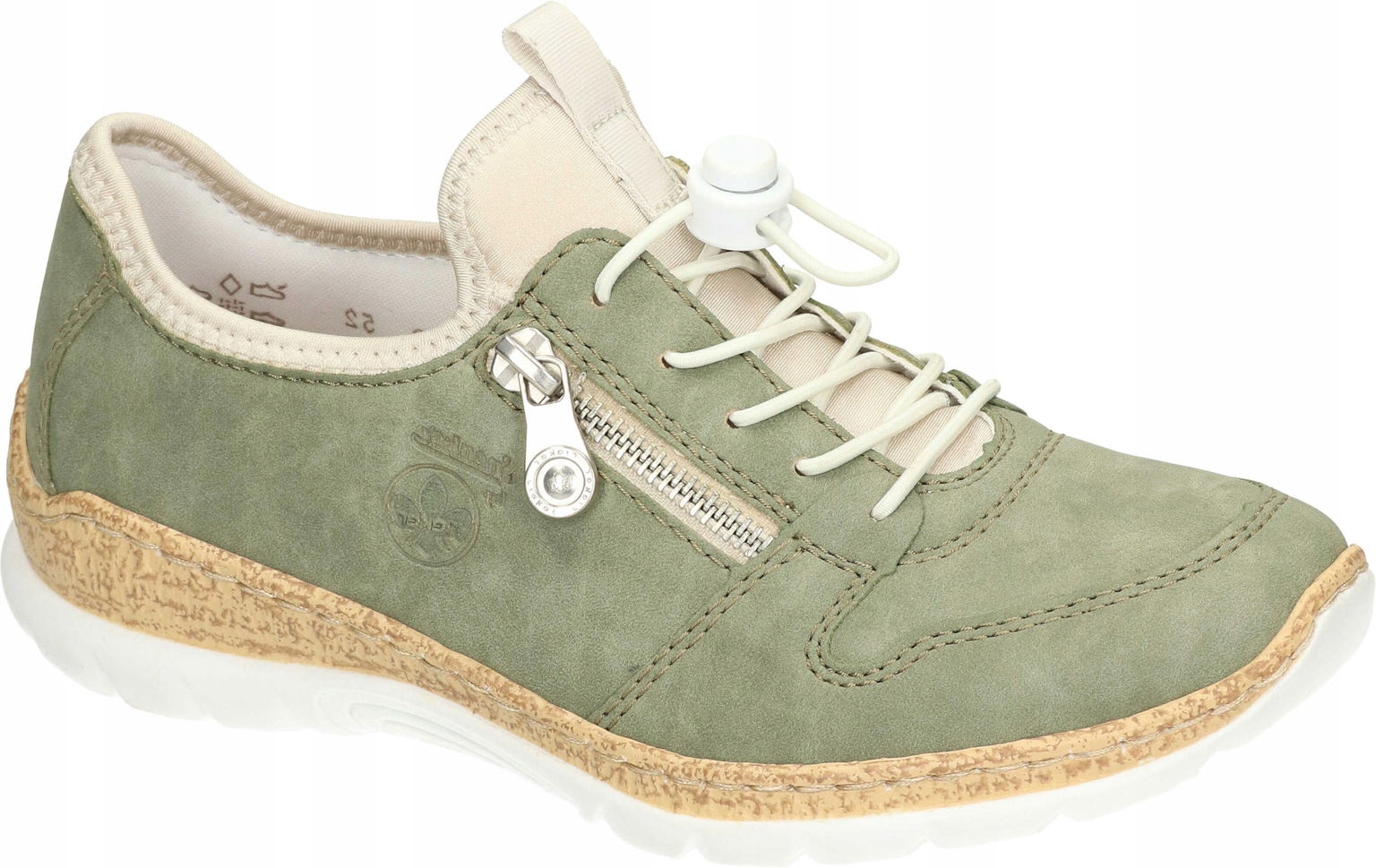 Dámske Poltopánky Rieker 940223-07 Green