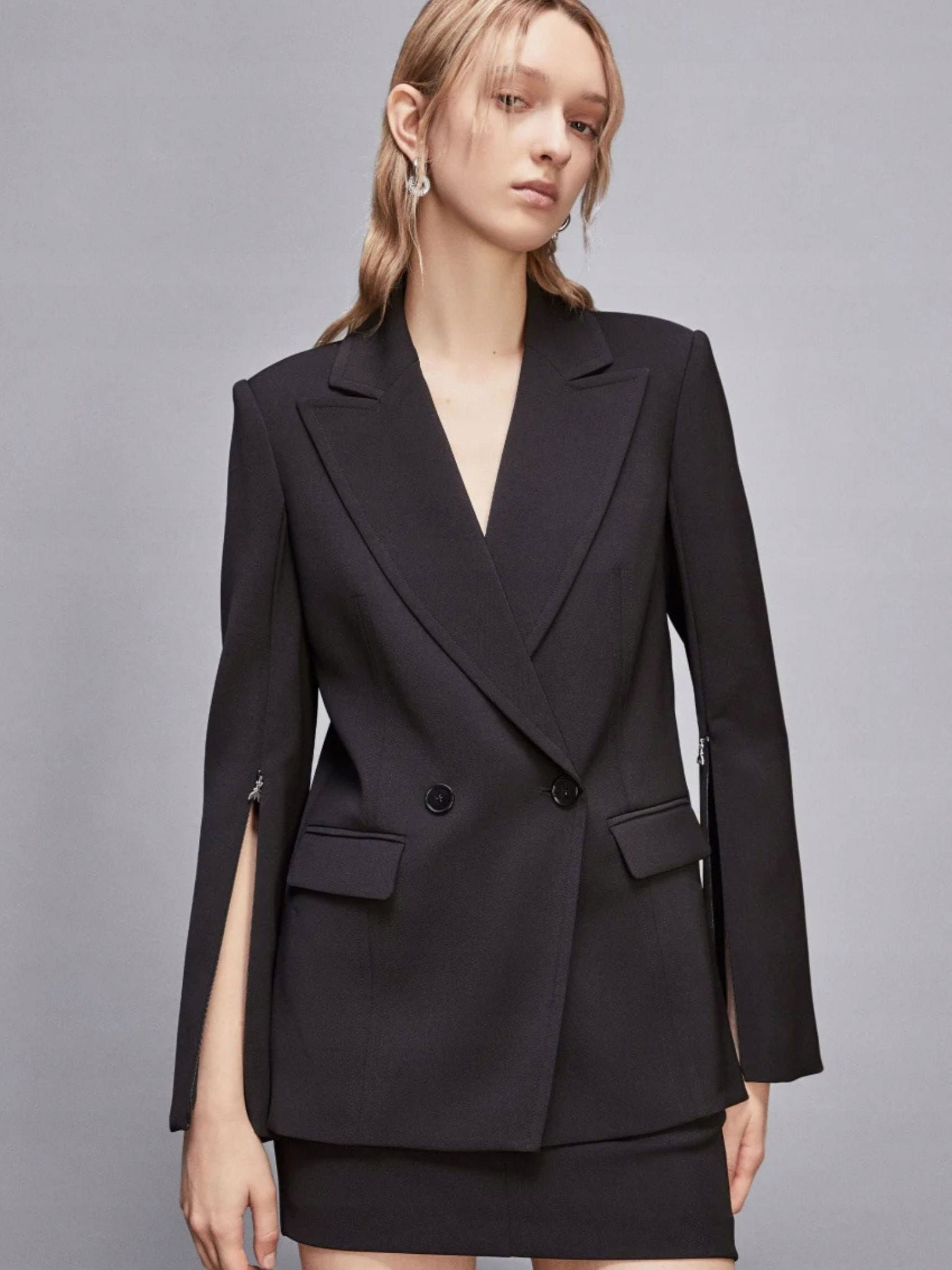Dámske sako Patrizia Pepe 8S0515 A545 čierne Jackets: 44