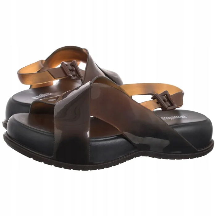 Dámske sandále na platforme Melissa Mare Platform 36047 Bronzové