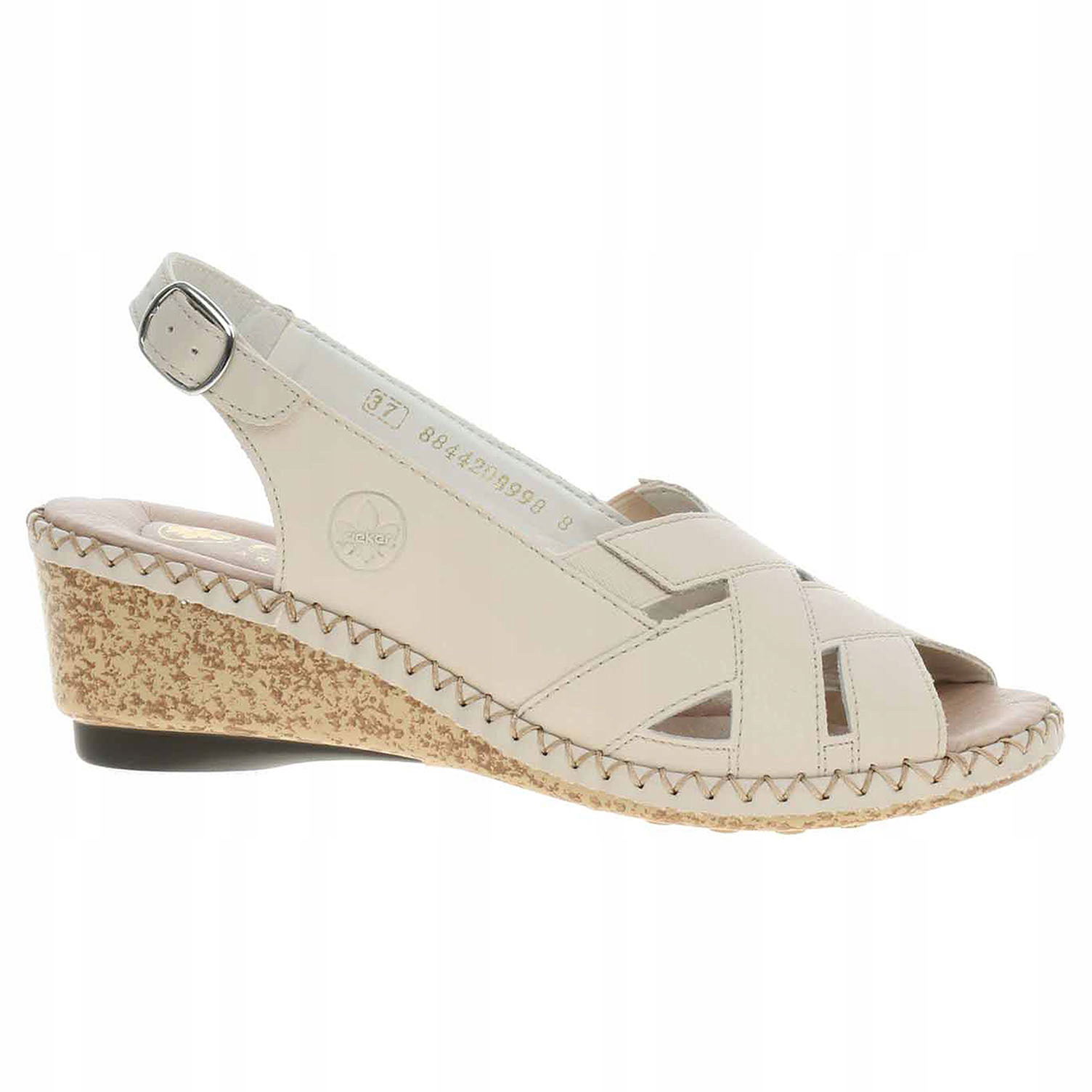 Dámske sandále Rieker 66189-60 beige 38