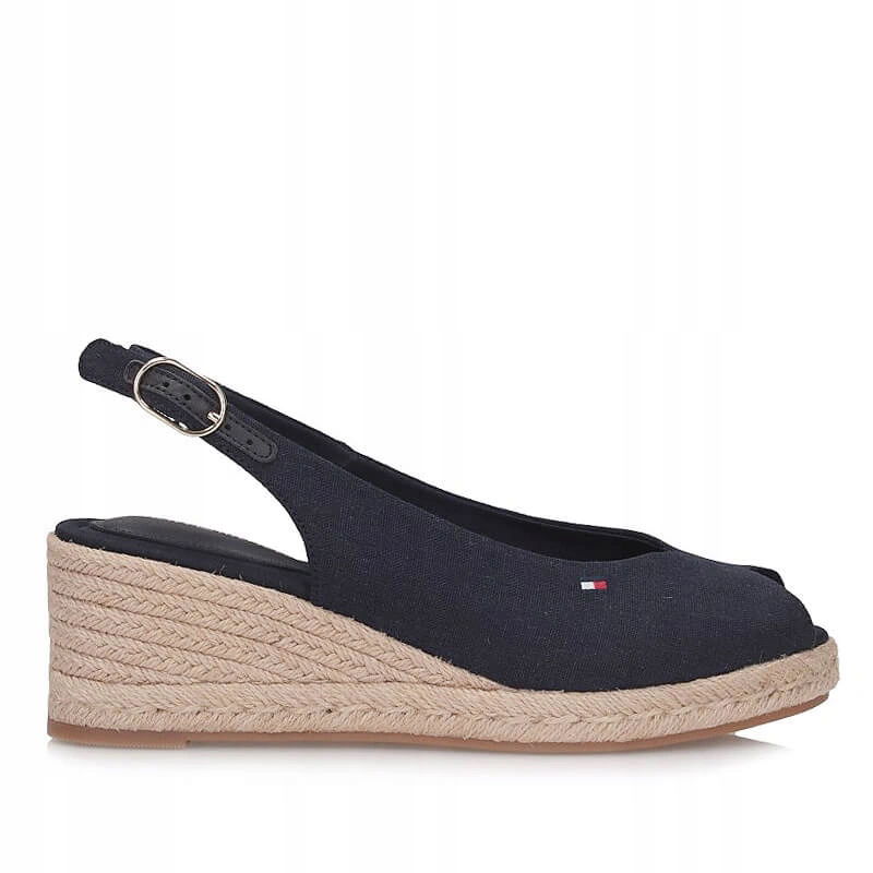Dámske sandále Tommy Hilfiger FW0FW09228DW6W8A MID Wedge space blue