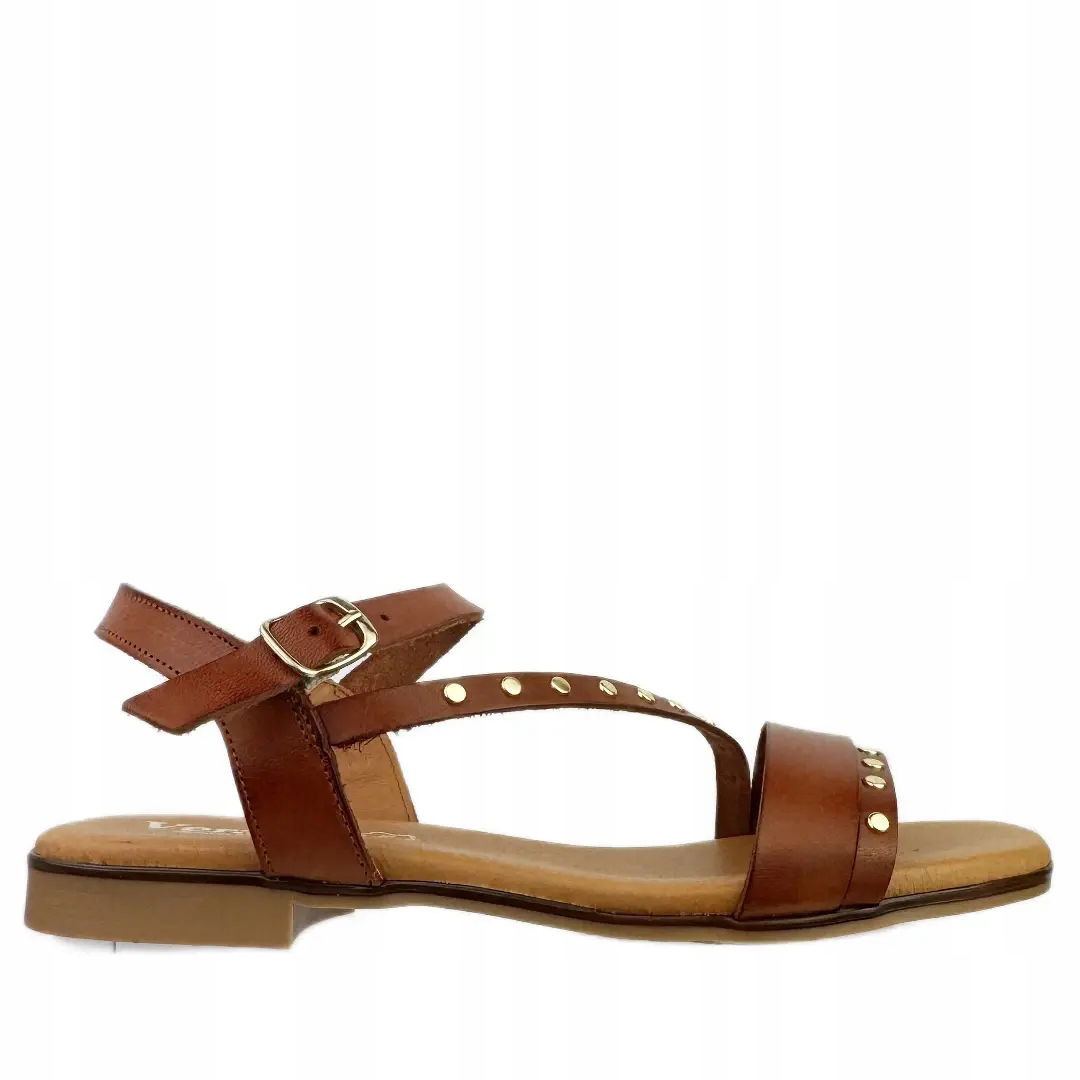Dámske sandále Verano 3079 cuero 39, hnedé