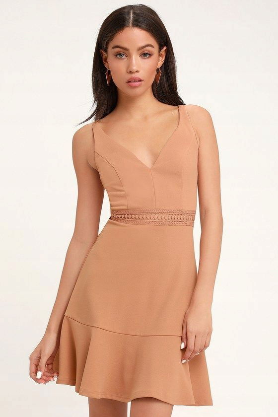 Dámske šaty Lulus Lover Of Mine Crochet Lace Mini Dress S