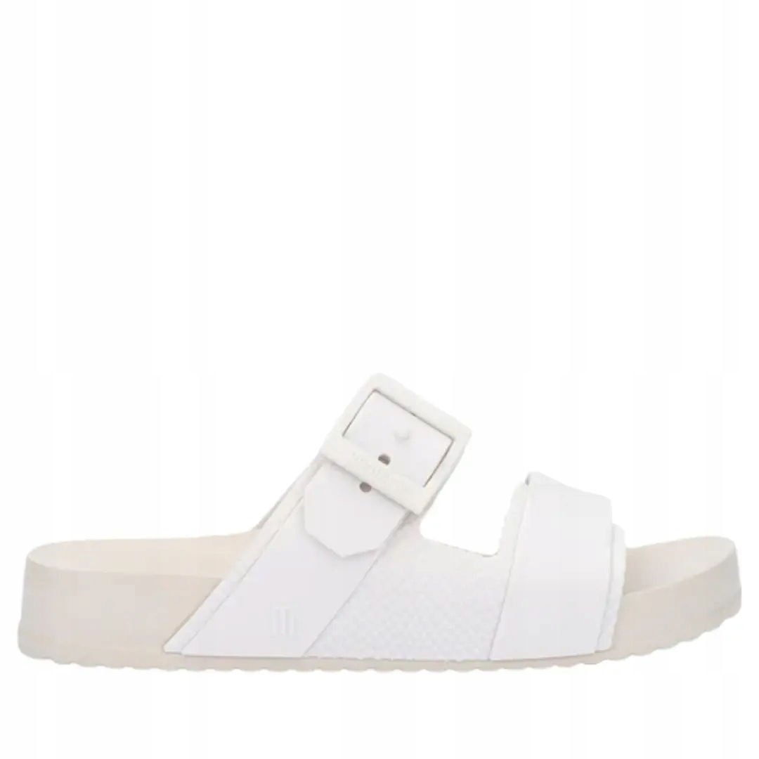 Dámske šľapky Melissa M 35832 cozy connection slide ad white/beige 40,